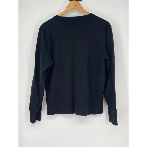 Indian Motorcycle 100% Cotton Black Sweatshirt Embroidered Spell Out Size XL - Picture 2 of 6